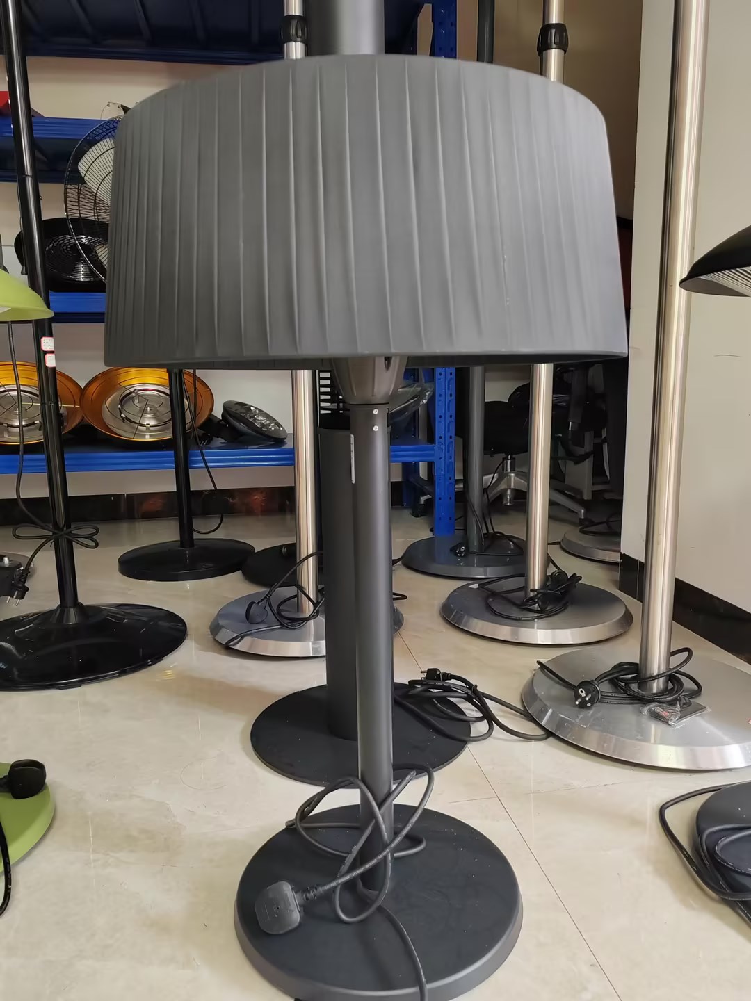 Heater with tip over protection